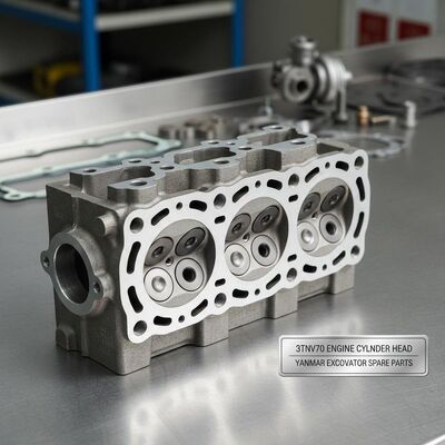 3TNV70 Engine Cylinder Head | OEM 119515-11740 119515-11750 | Yanmar Excavator Spare Parts Engine Cylinder Head