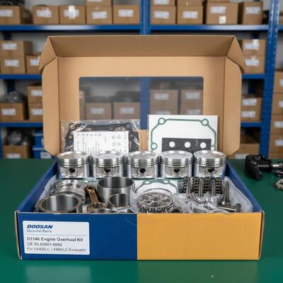 Doosan D1146 Engine Overhaul Kit OE 65.03901-0092 for DX420LC/DX480LC Excavator
 for Doosan Excavator Engine Parts