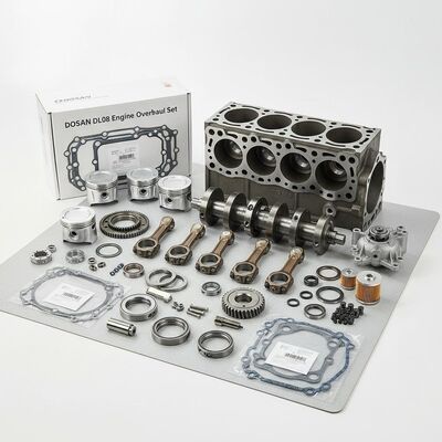 Doosan DL08 Full Engine Overhaul Set (Fit DX350LC/DL300 Loader) OEM Standard for Doosan Excavator Engine Parts