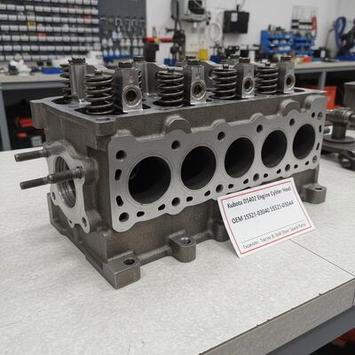 Kubota D1402 Engine Cylinder Head | OEM 15521-03040 15521-03044 | Excavator, Tractor & Skid Steer Spare Parts Engine Cylinder Head
