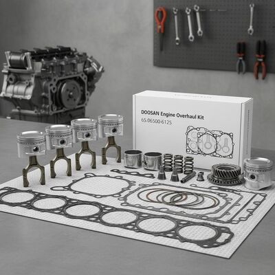 Doosan D2366/D2366T Overhaul Kit OE 65.06500-6125 for Doosan Excavator Engine Parts